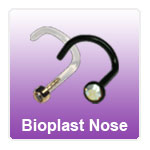 Bioplast Nose Studs