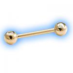 Silver Ended Decorative Nipple Piercing Bars